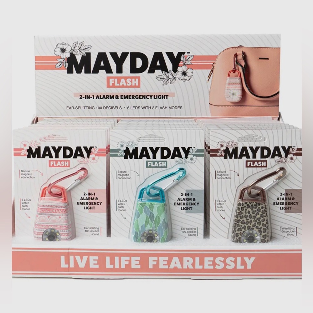 NEW  Mayday 2-in-1 alarm & emergency light